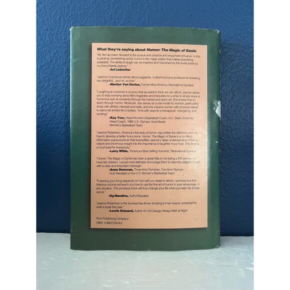 Humor: The Magic Genie - Autographed Signed by Jeanne Robertson - Picture 2 of 8